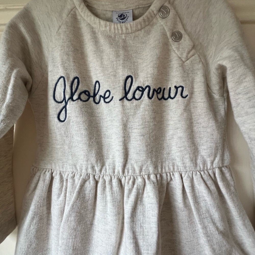 Petit Bateau Fleece Dress